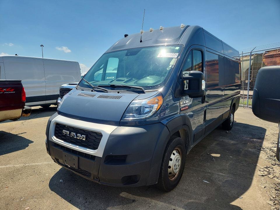 59746086 :رقم المزاد ، 3C6MRVJG8ME535470 vin ، 2021 Ram Promaster 3500 مزاد بيع