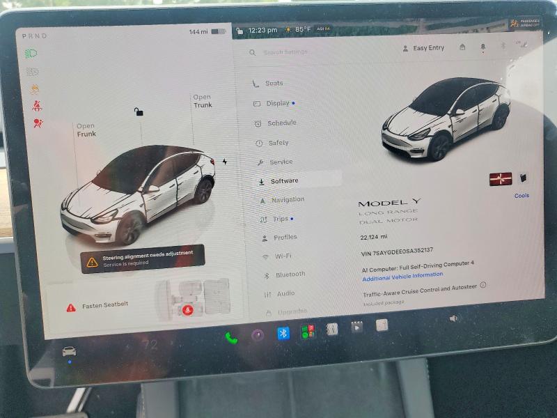 2025 Tesla Model Y მანქანა იყიდება აუქციონზე, vin: 7SAYGDEE0SA352137, აუქციონის ნომერი: 62664456