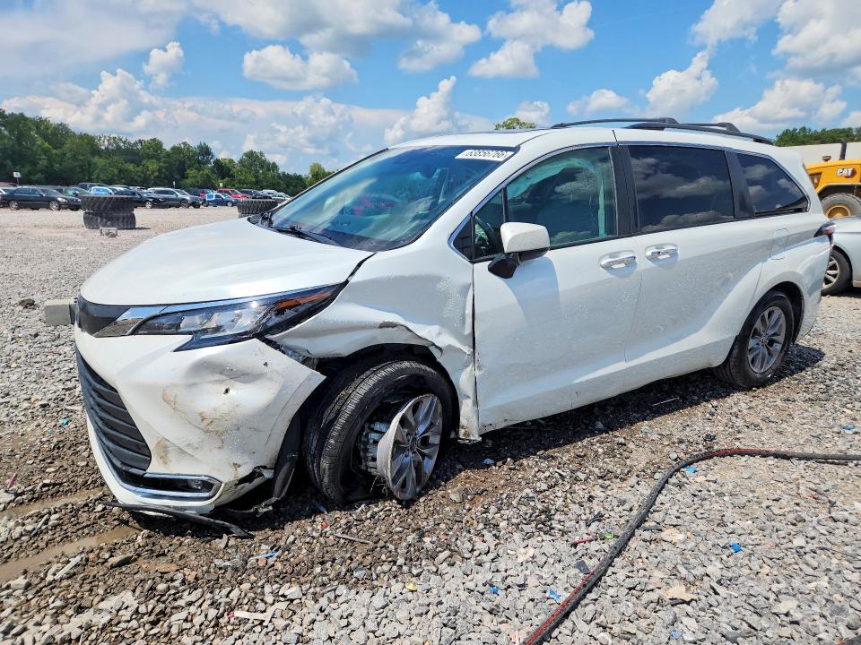 2022 Toyota Sienna მანქანა იყიდება აუქციონზე, vin: 5TDYRKEC8NS088100, აუქციონის ნომერი: 63856766