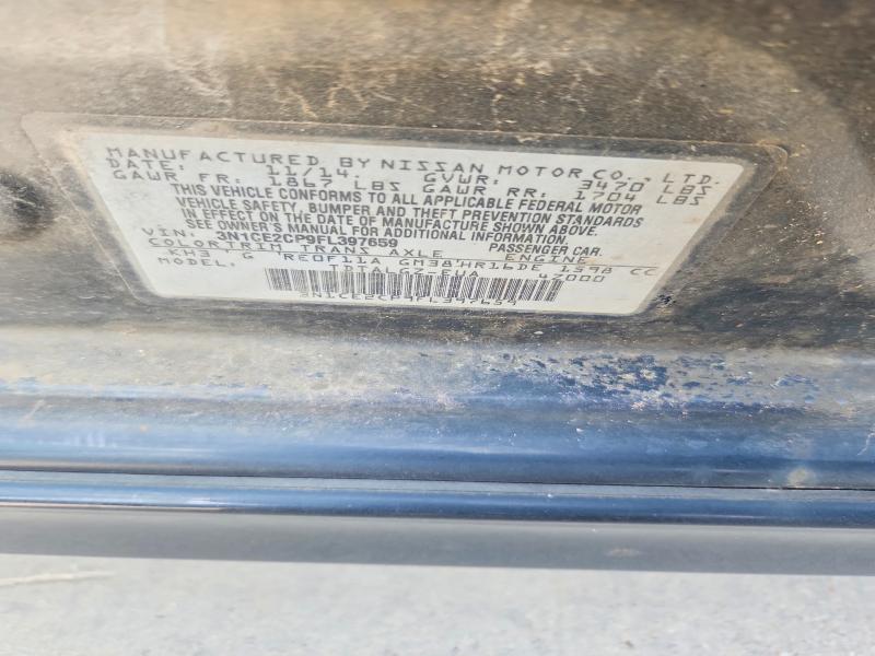 Продаж на аукціоні авто 2015 Nissan Versa Note, vin: 3N1CE2CP9FL397659, номер лоту: 63929316