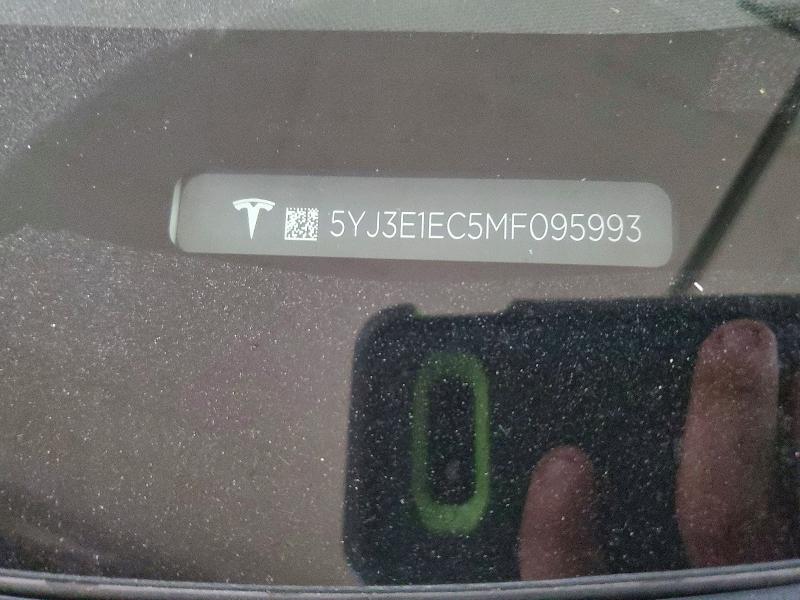 Продаж на аукціоні авто 2021 Tesla Model 3, vin: 5YJ3E1EC5MF095993, номер лоту: 65311656