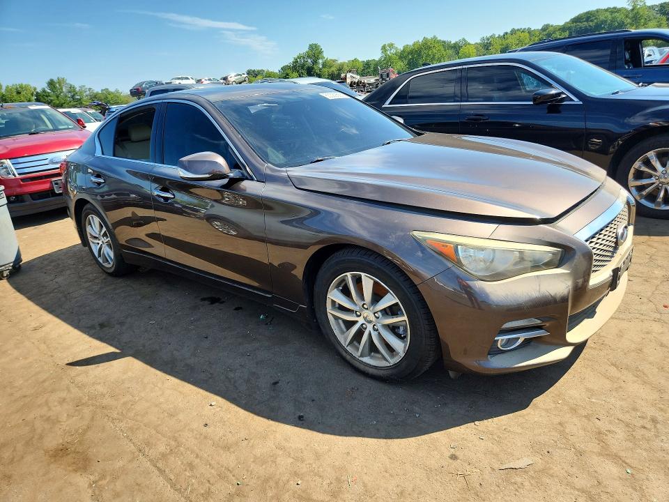 63389686 :رقم المزاد ، JN1BV7AR9EM683979 vin ، 2014 Infiniti Q50 مزاد بيع