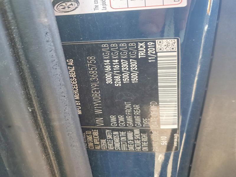 Продажа на аукционе авто 2020 Mercedes-benz Metris, vin: W1YV0BEY9L3685758, номер лота: 66067216