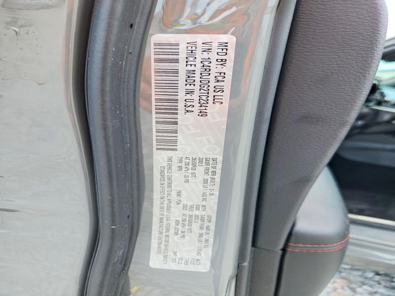 65804736 :رقم المزاد ، 1C4RDJDG2TC234149 vin ، 2026 Dodge Durango مزاد بيع