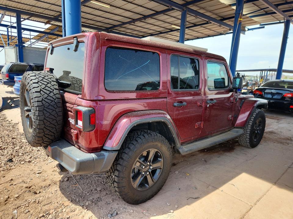 2022 Jeep Wrangler Unlimited მანქანა იყიდება აუქციონზე, vin: 1C4HJXEG3NW105943, აუქციონის ნომერი: 66821266