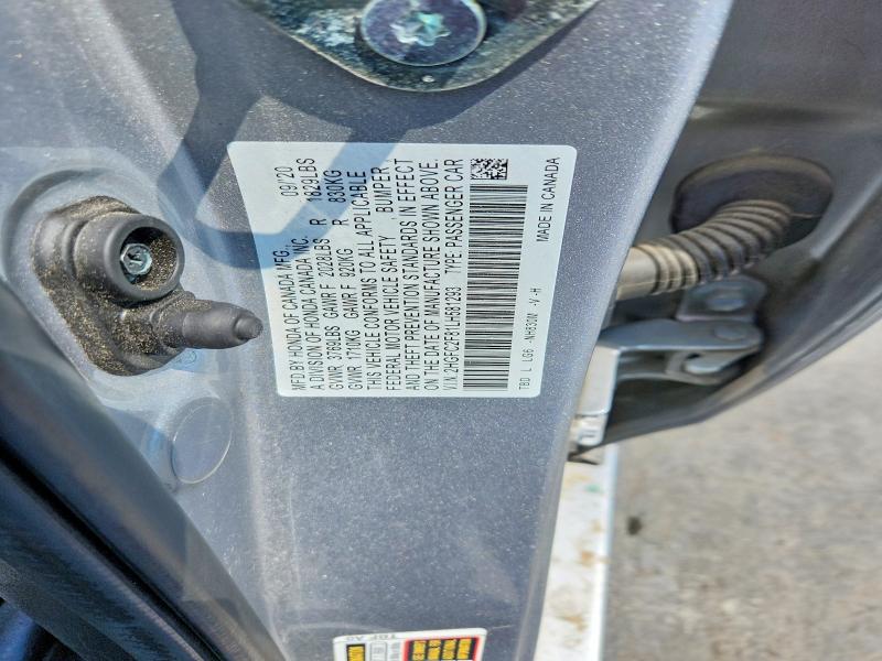 Aukcja sprzedaży 2020 Honda Civic, vin: 2HGFC2F81LH581293, numer aukcji: 64357926