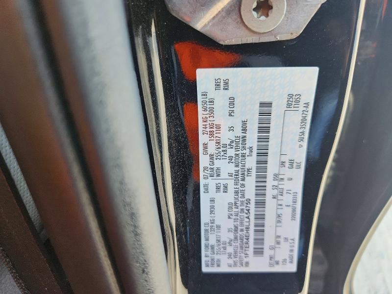 Aukcja sprzedaży 2020 Ford Ranger, vin: 1FTER4EH8LLA54750, numer aukcji: 66061786