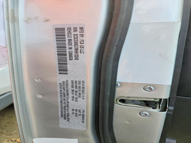 2021 Dodge Charger მანქანა იყიდება აუქციონზე, vin: 2C3CDXKG7MH613243, აუქციონის ნომერი: 66146906