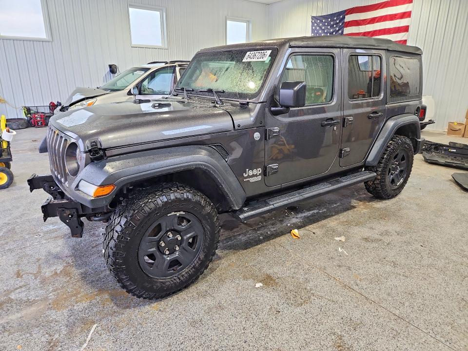 2018 Jeep Wrangler Unlimited მანქანა იყიდება აუქციონზე, vin: 1C4HJXDG2JW165448, აუქციონის ნომერი: 64367206