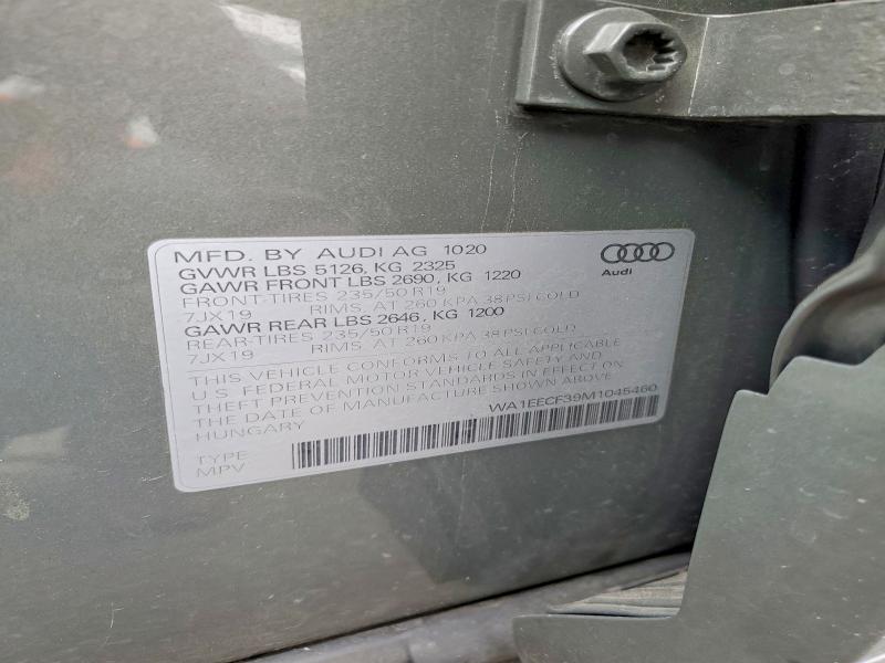 Продажа на аукционе авто 2021 Audi Q3, vin: WA1EECF39M1045460, номер лота: 64785356