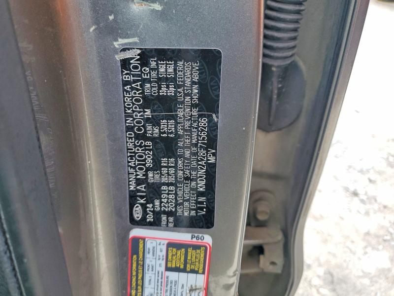 Aukcja sprzedaży 2015 Kia Soul, vin: KNDJN2A28F7156286, numer aukcji: 64991696