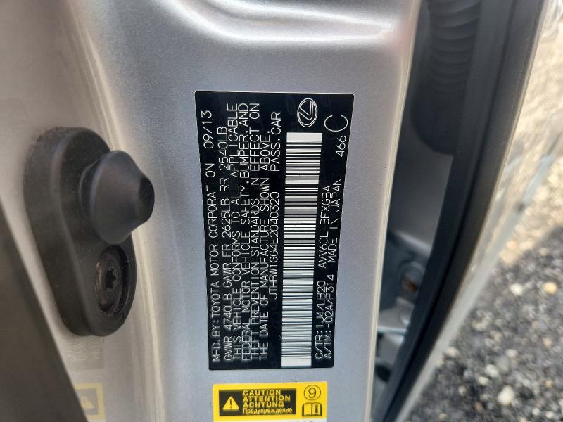 Aukcja sprzedaży 2014 Lexus Es, vin: JTHBW1GG4E2040320, numer aukcji: 65503286