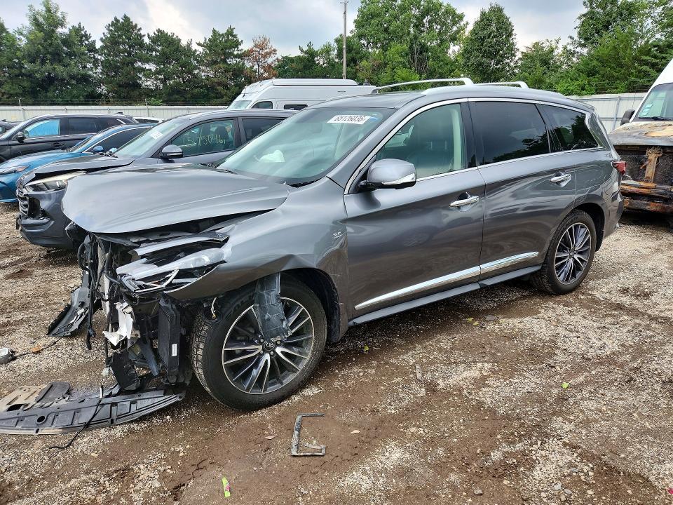 65126036 :رقم المزاد ، 5N1DL0MM8JC526877 vin ، 2018 Infiniti Qx60 مزاد بيع
