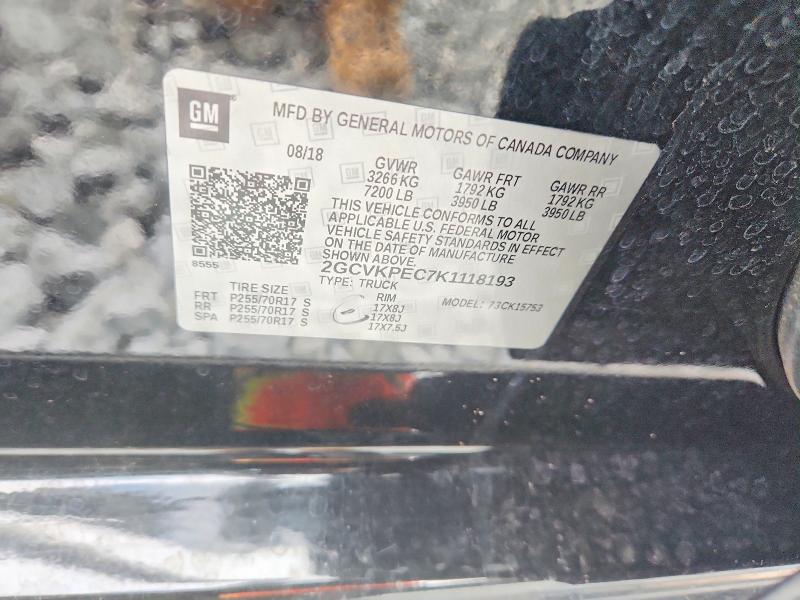 2019 Chevrolet Silverado Ld მანქანა იყიდება აუქციონზე, vin: 2GCVKPEC7K1118193, აუქციონის ნომერი: 63839806