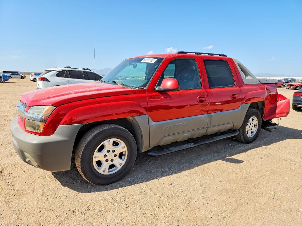 2002 Chevrolet Avalanche მანქანა იყიდება აუქციონზე, vin: 3GNEC13T12G134157, აუქციონის ნომერი: 64260906