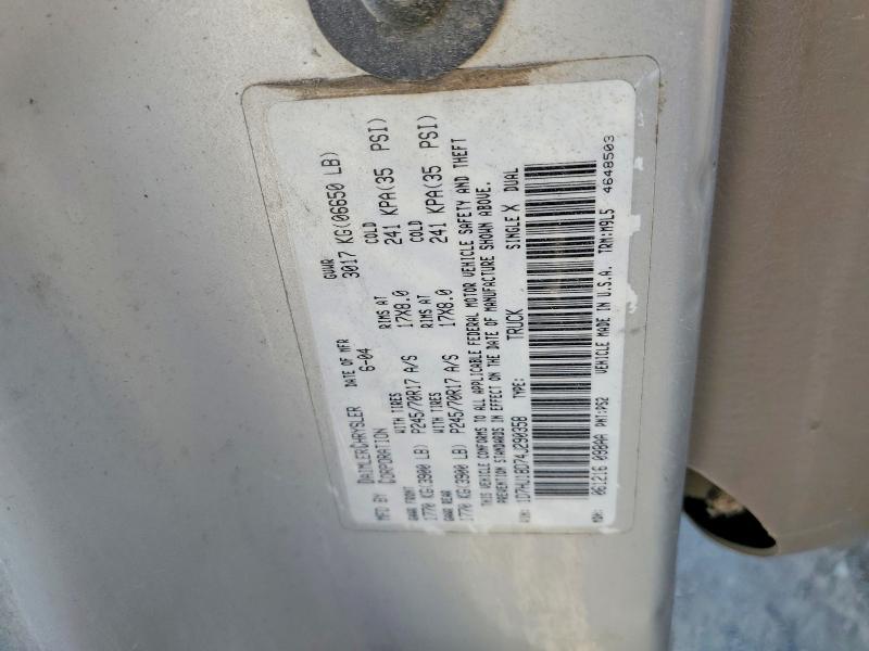 Продаж на аукціоні авто 2004 Dodge Ram 1500, vin: 1D7HU18D74J290358, номер лоту: 64037716