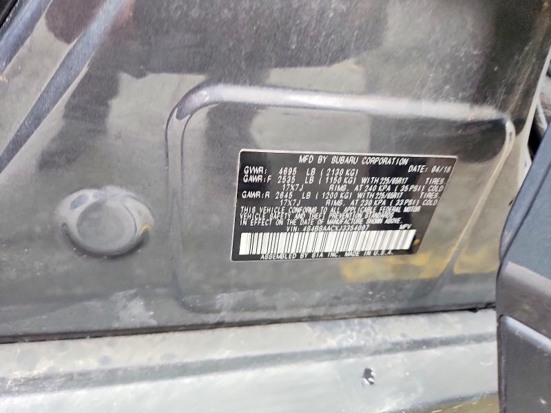 Aukcja sprzedaży 2018 Subaru Outback, vin: 4S4BSAACXJ3354007, numer aukcji: 65441896