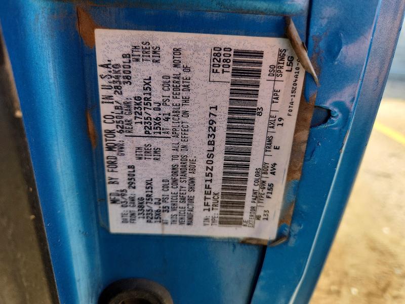 Aukcja sprzedaży 1995 Ford F150, vin: 1FTEF15Z0SLB32971, numer aukcji: 64987196