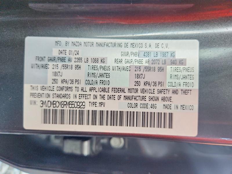 Продаж на аукціоні авто 2024 Mazda Cx-30, vin: 3MVDMBCM8RM650929, номер лоту: 67080786