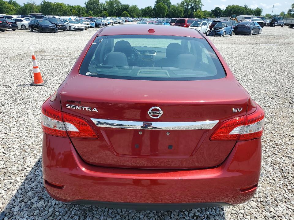 2015 Nissan Sentra მანქანა იყიდება აუქციონზე, vin: 3N1AB7APXFL659057, აუქციონის ნომერი: 65274946