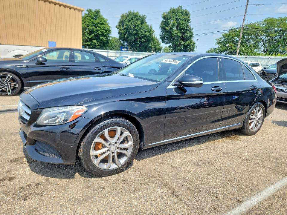 65164846 :رقم المزاد ، 55SWF4KB9FU093608 vin ، 2015 Mercedes-benz C مزاد بيع