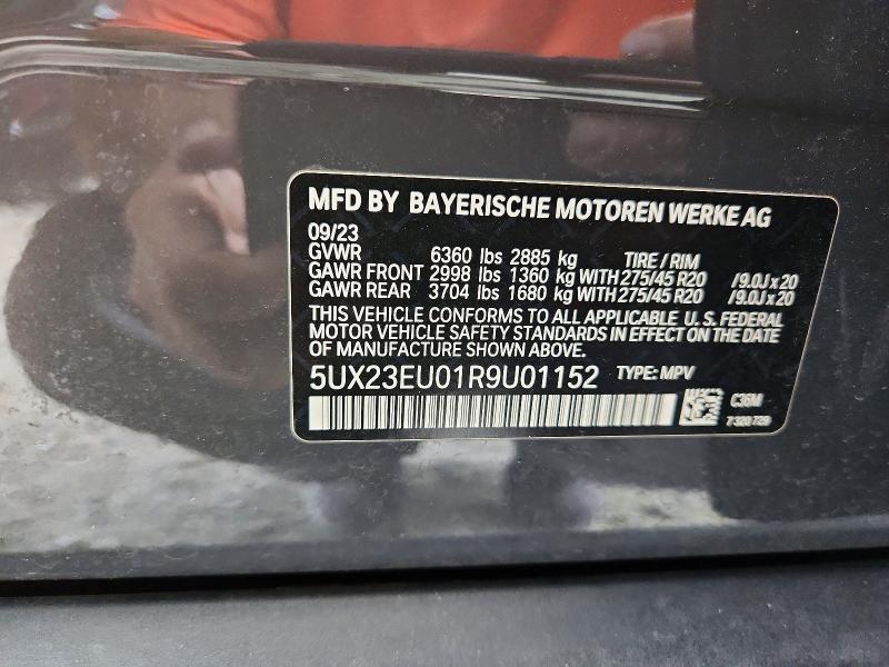 Aukcja sprzedaży 2024 Bmw X5, vin: 5UX23EU01R9U01152, numer aukcji: 64637116