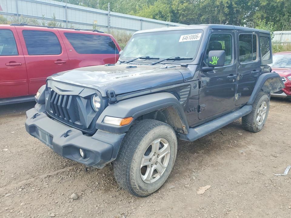 2022 Jeep Wrangler Unlimited მანქანა იყიდება აუქციონზე, vin: 1C4HJXKNXNW249220, აუქციონის ნომერი: 64610806