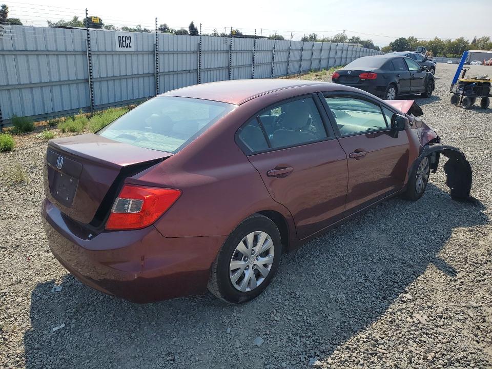 Aukcja sprzedaży 2012 Honda Civic, vin: 2HGFB2F54CH555392, numer aukcji: 67446876