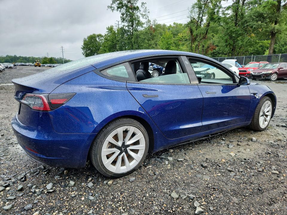 2022 Tesla Model 3 მანქანა იყიდება აუქციონზე, vin: 5YJ3E1EA9NF369518, აუქციონის ნომერი: 63532766
