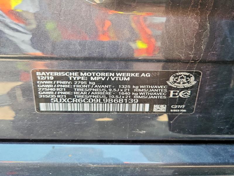Aukcja sprzedaży 2020 Bmw X5, vin: 5UXCR6C09L9B68139, numer aukcji: 64275576