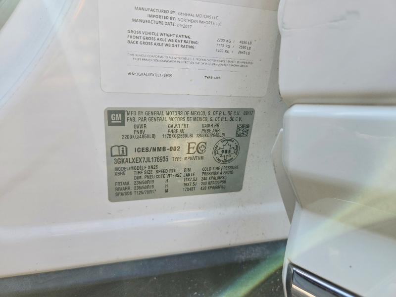 65214146 :رقم المزاد ، 3GKALXEX7JL176935 vin ، 2018 Gmc Terrain مزاد بيع