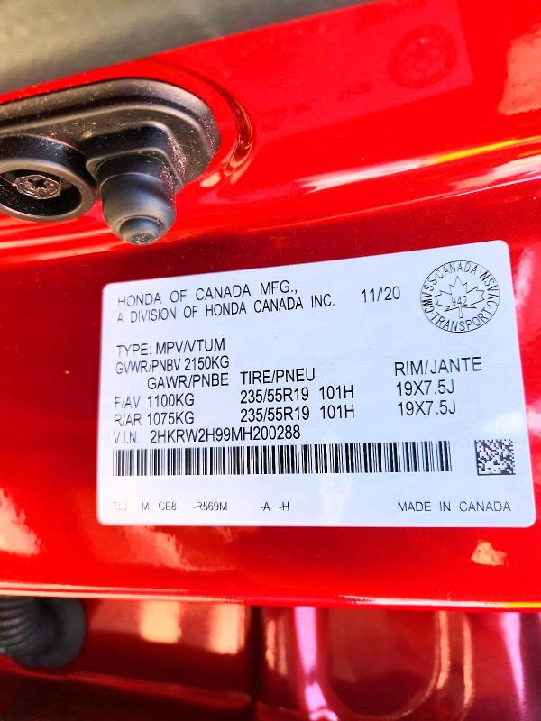 Продажа на аукционе авто 2021 Honda Cr-v, vin: 2HKRW2H99MH200288, номер лота: 64787846