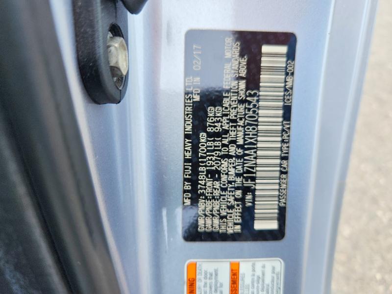 Aukcja sprzedaży 2017 Toyota 86, vin: JF1ZNAA1XH8705543, numer aukcji: 65560816