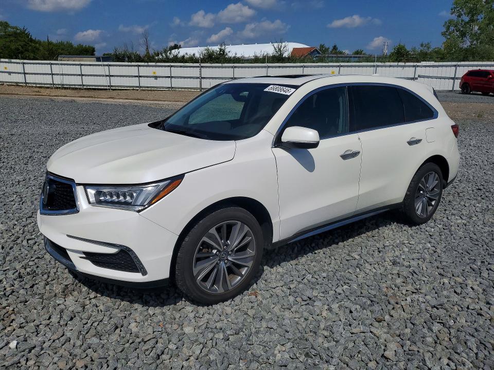 2017 Acura Mdx მანქანა იყიდება აუქციონზე, vin: 5FRYD4H55HB012221, აუქციონის ნომერი: 66808646