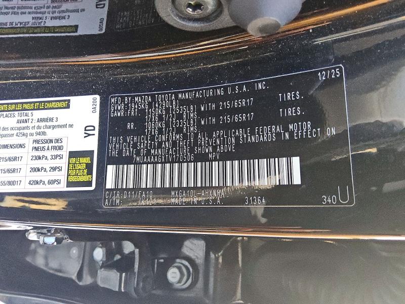 66447046 :رقم المزاد ، 7MUAAAAGXTV170506 vin ، 2026 Toyota Corolla Cross مزاد بيع