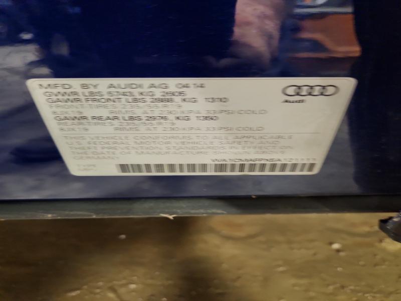 Aukcja sprzedaży 2014 Audi Q5, vin: WA1CMAFPXEA121111, numer aukcji: 65624676