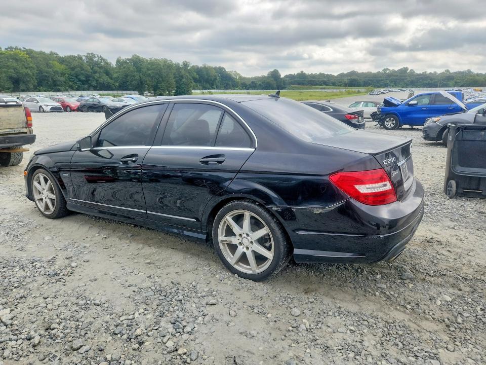 66821866 :رقم المزاد ، WDDGF4HB8CR191067 vin ، 2012 Mercedes-benz C مزاد بيع