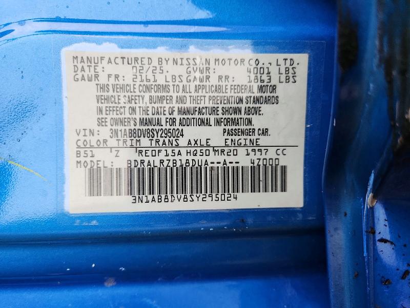 64995796 :رقم المزاد ، 3N1AB8DV8SY295024 vin ، 2025 Nissan Sentra مزاد بيع