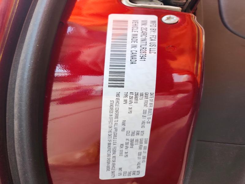 Aukcja sprzedaży 2020 Chrysler Pacifica, vin: 2C4RC1N77LR287941, numer aukcji: 66117896
