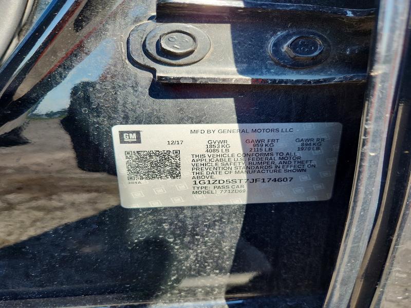 65519186 :رقم المزاد ، 1G1ZD5ST7JF174607 vin ، 2018 Chevrolet Malibu مزاد بيع