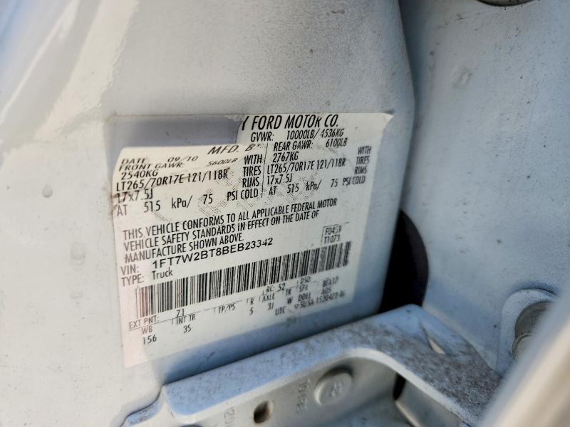 66028616 :رقم المزاد ، 1FT7W2BT8BEB23342 vin ، 2011 Ford F250 مزاد بيع