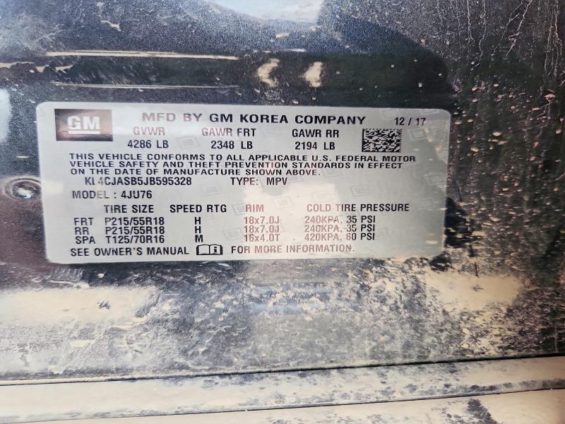 Продаж на аукціоні авто 2018 Buick Encore, vin: KL4CJASB5JB595328, номер лоту: 66436266