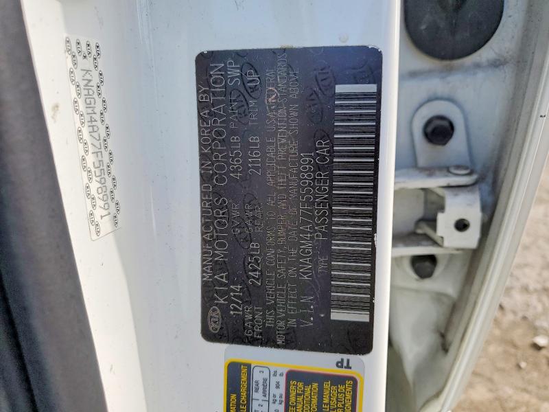 Продаж на аукціоні авто 2015 Kia Optima, vin: KNAGM4A77F5598991, номер лоту: 65738366