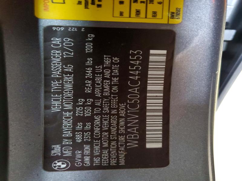 Продаж на аукціоні авто 2010 Bmw 528, vin: WBANV1C50AC445453, номер лоту: 64039406