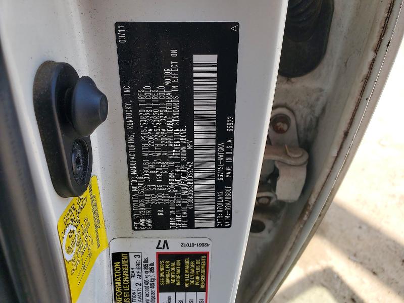 2011 Toyota Venza მანქანა იყიდება აუქციონზე, vin: 4T3BK3BB3BU052742, აუქციონის ნომერი: 65567836