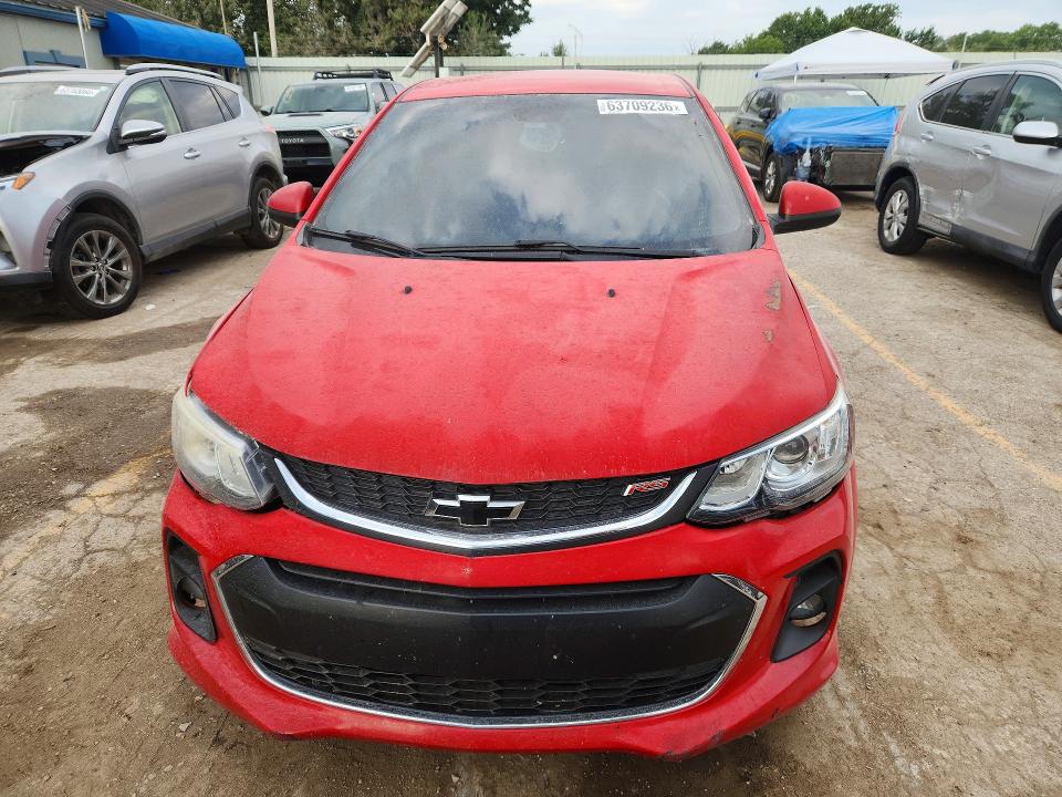 Aukcja sprzedaży 2018 Chevrolet Sonic, vin: 1G1JD6SH9J4138590, numer aukcji: 63709236