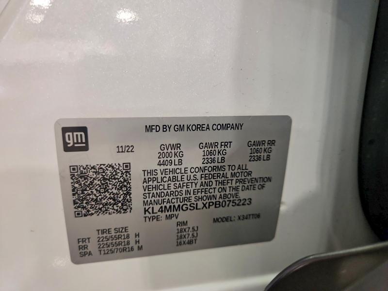 Aukcja sprzedaży 2023 Buick Encore Gx, vin: KL4MMGSLXPB075223, numer aukcji: 64558016
