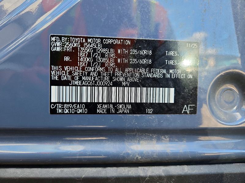 Продаж на аукціоні авто 2026 Subaru Solterra, vin: JTMBEAGC6TJ000924, номер лоту: 64941176
