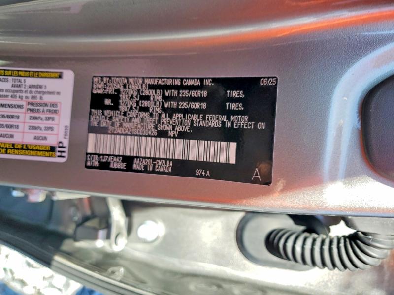 Aukcja sprzedaży 2025 Lexus Nx 250, vin: 2T2ADCAZ1SC030426, numer aukcji: 67025746