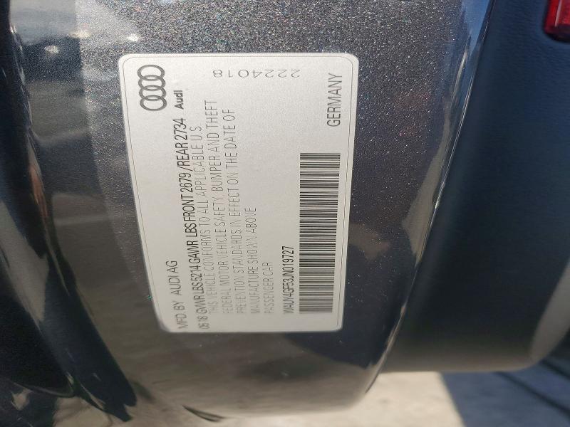 66717176 :رقم المزاد ، WAUY4GF53JN019727 vin ، 2018 Audi S5 مزاد بيع
